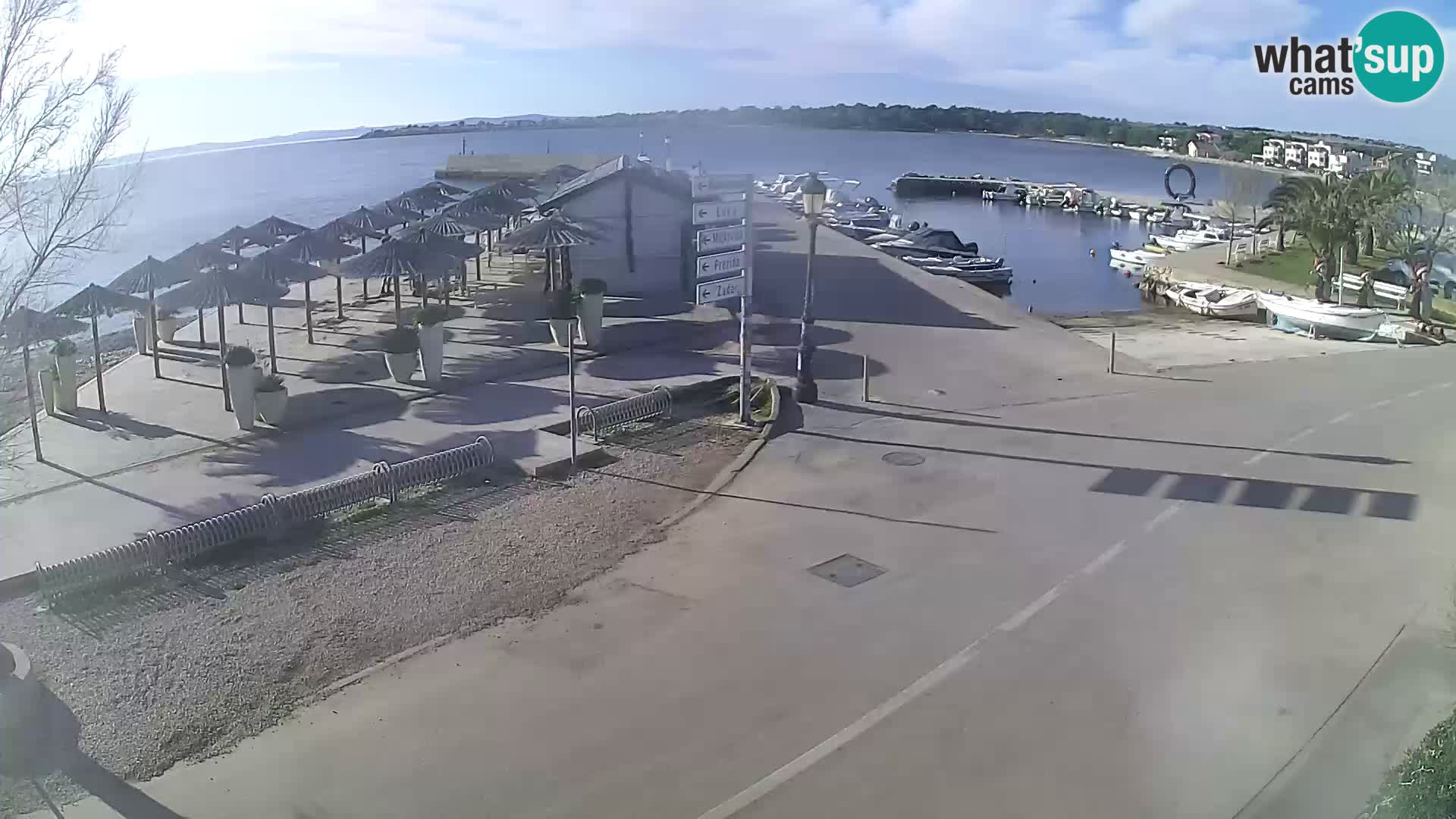 Vir LIVE webcam – Beach – Dalmatia – Croatia