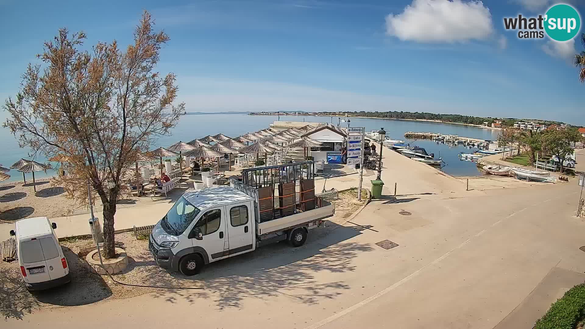 Vir LIVE webcam – Beach – Dalmatia – Croatia