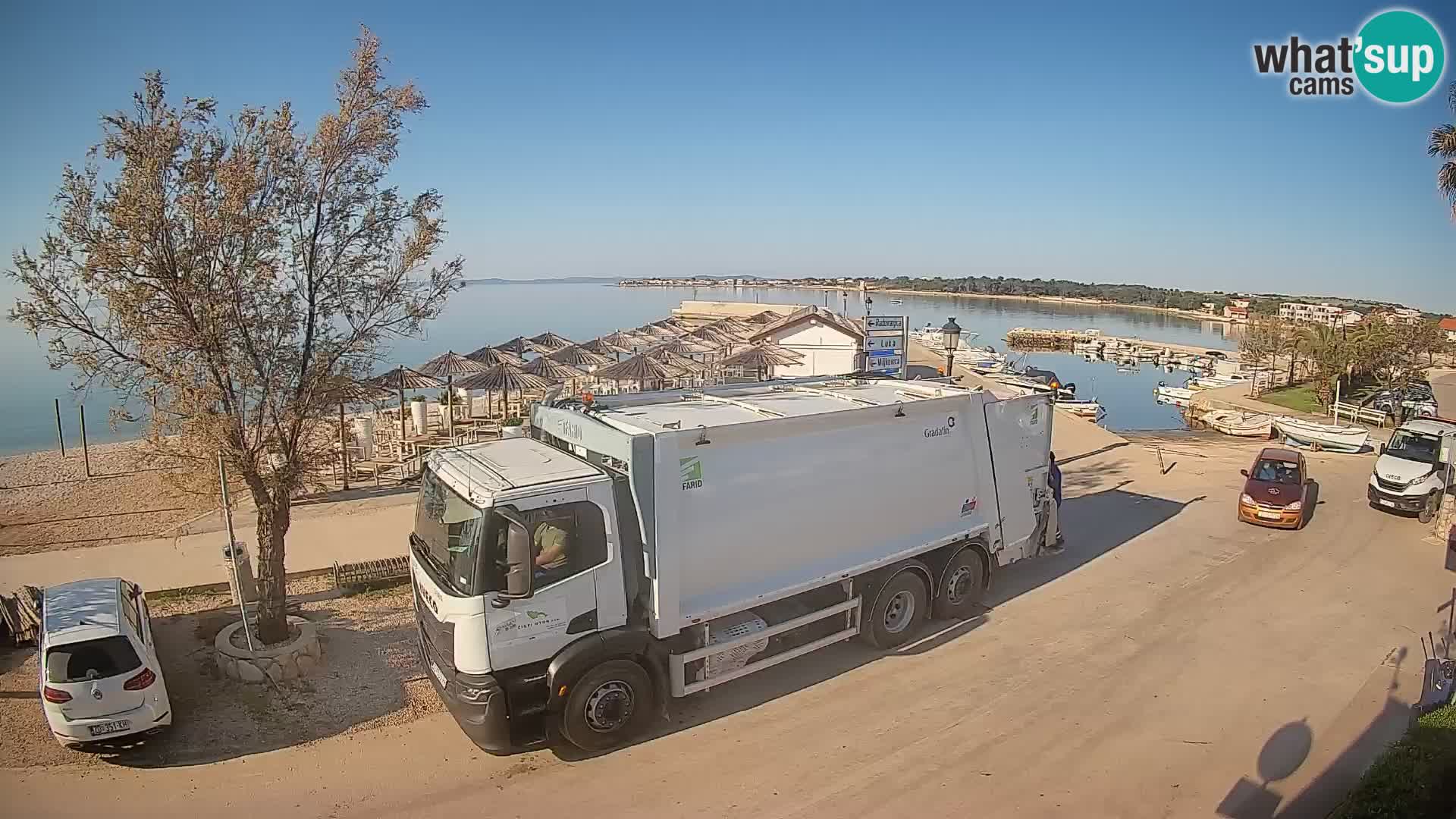 Vir LIVE webcam – Beach – Dalmatia – Croatia