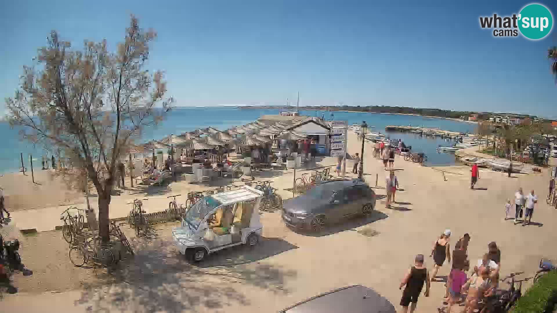 Vir LIVE webcam – Beach – Dalmatia – Croatia