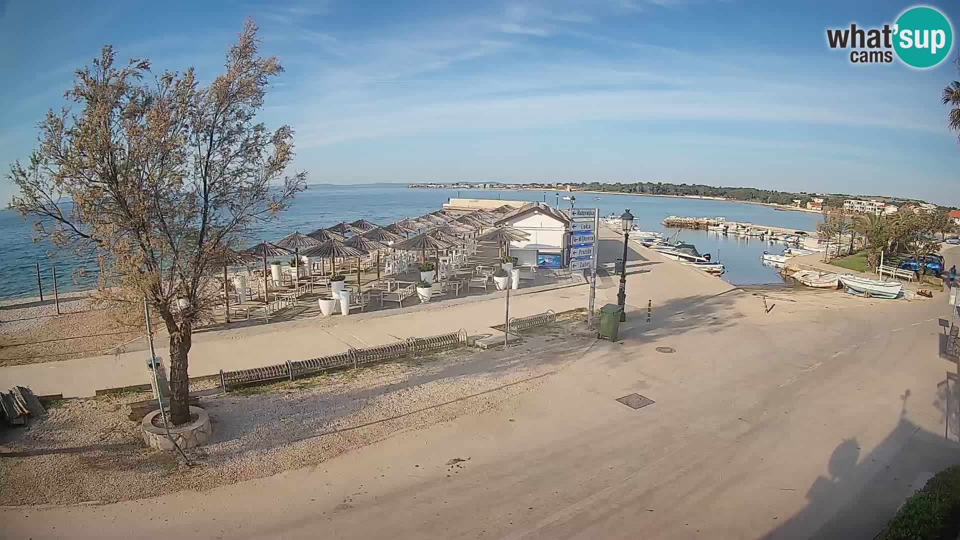 Vir LIVE webcam – Beach – Dalmatia – Croatia