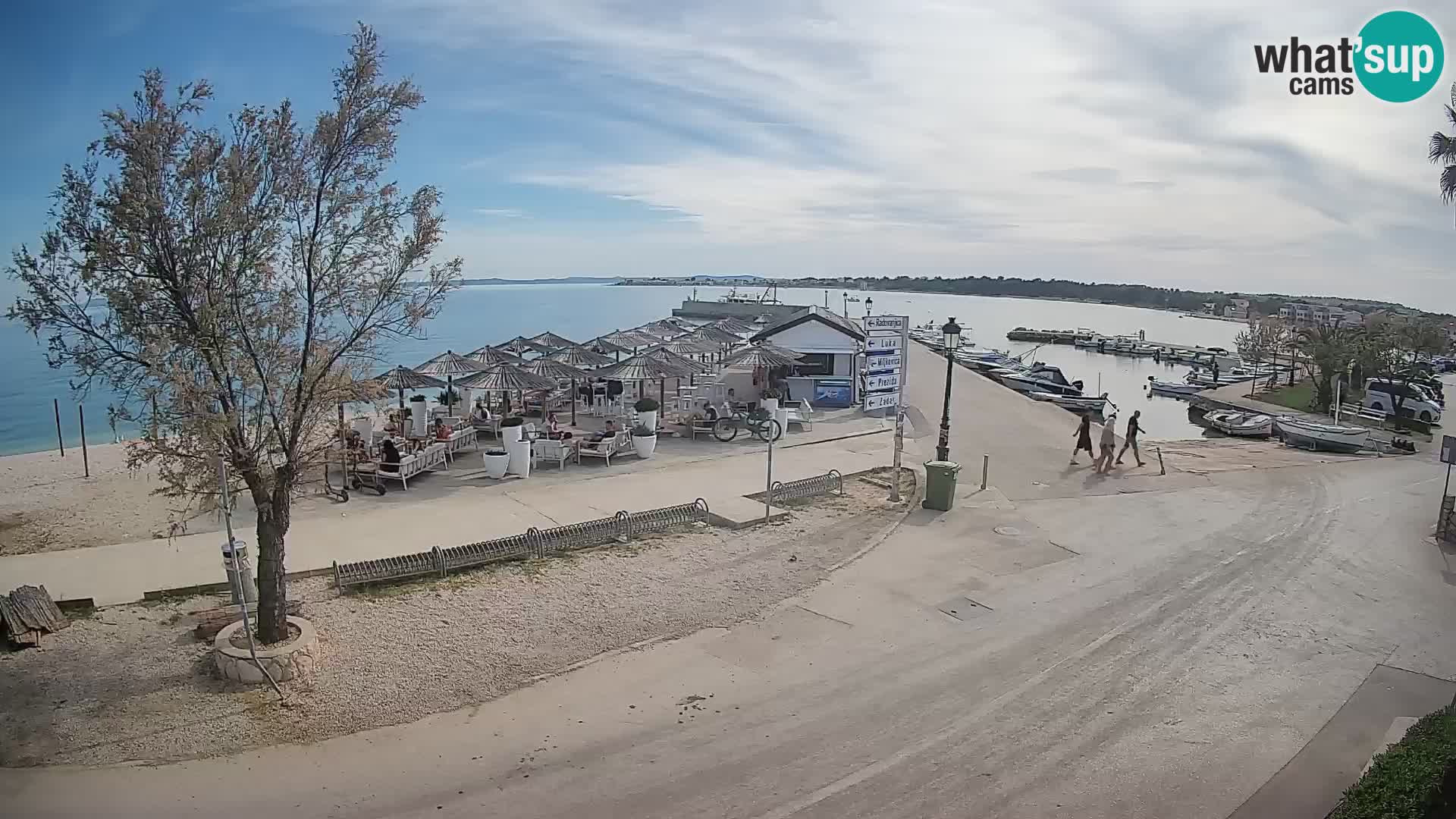 Vir LIVE webcam – Beach – Dalmatia – Croatia