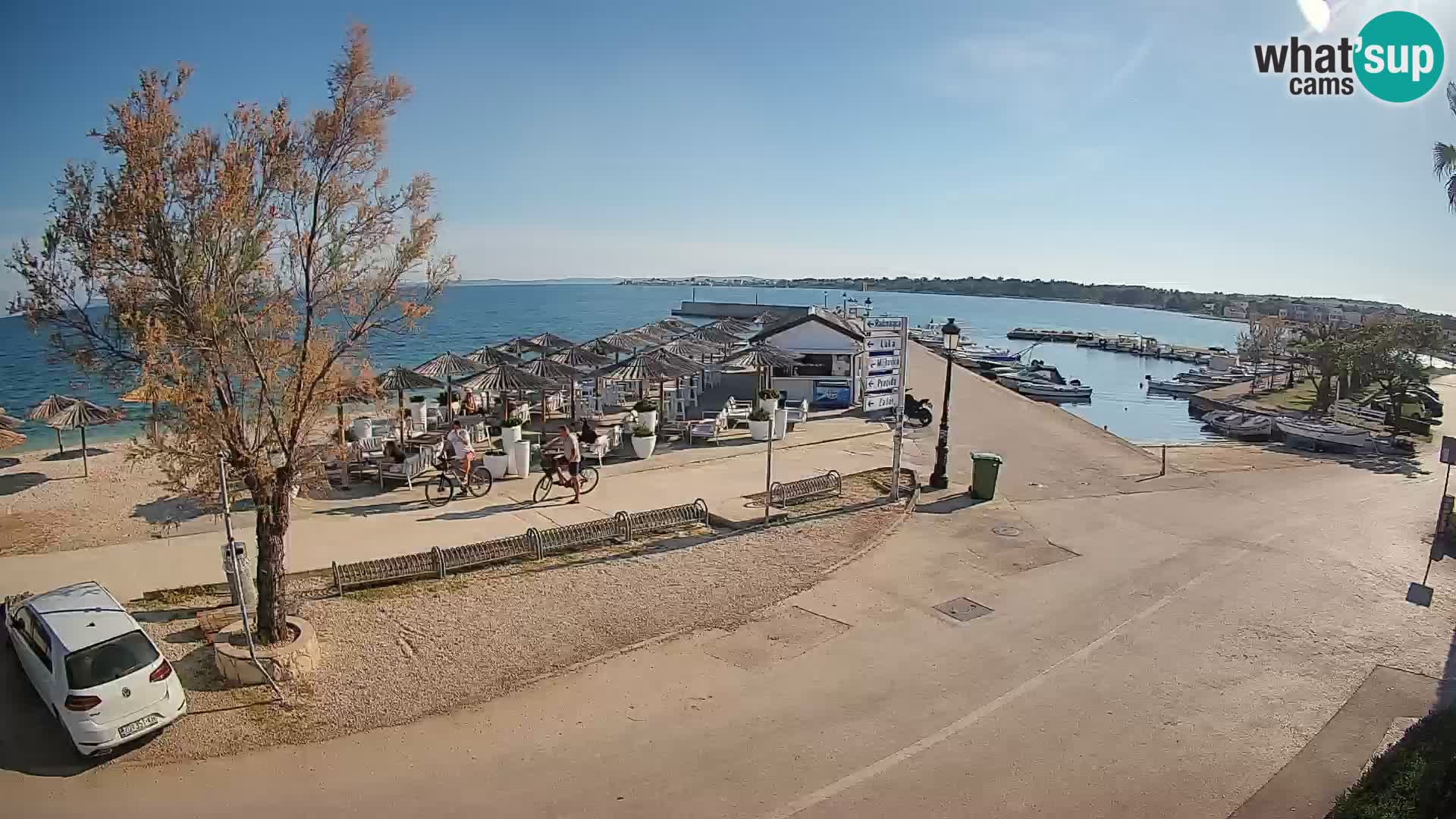 Vir LIVE webcam – Beach – Dalmatia – Croatia