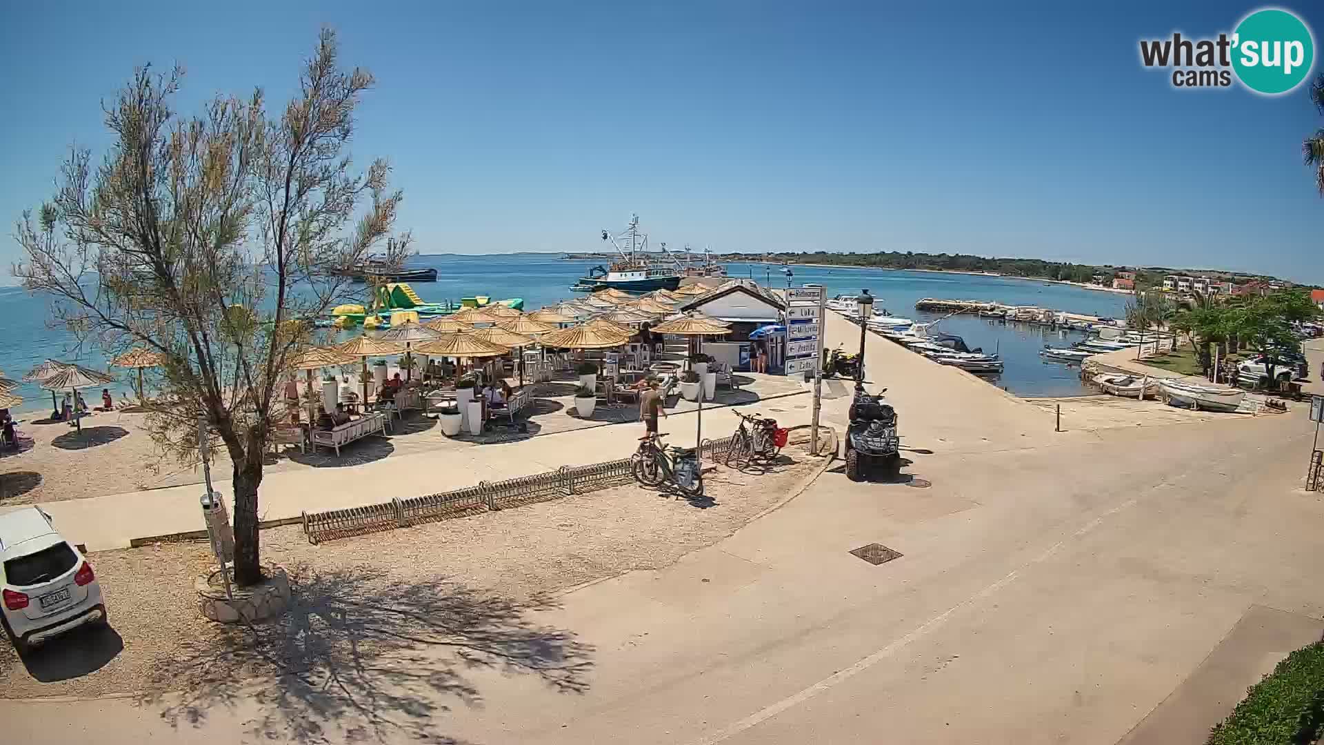 Vir LIVE webcam – Beach – Dalmatia – Croatia