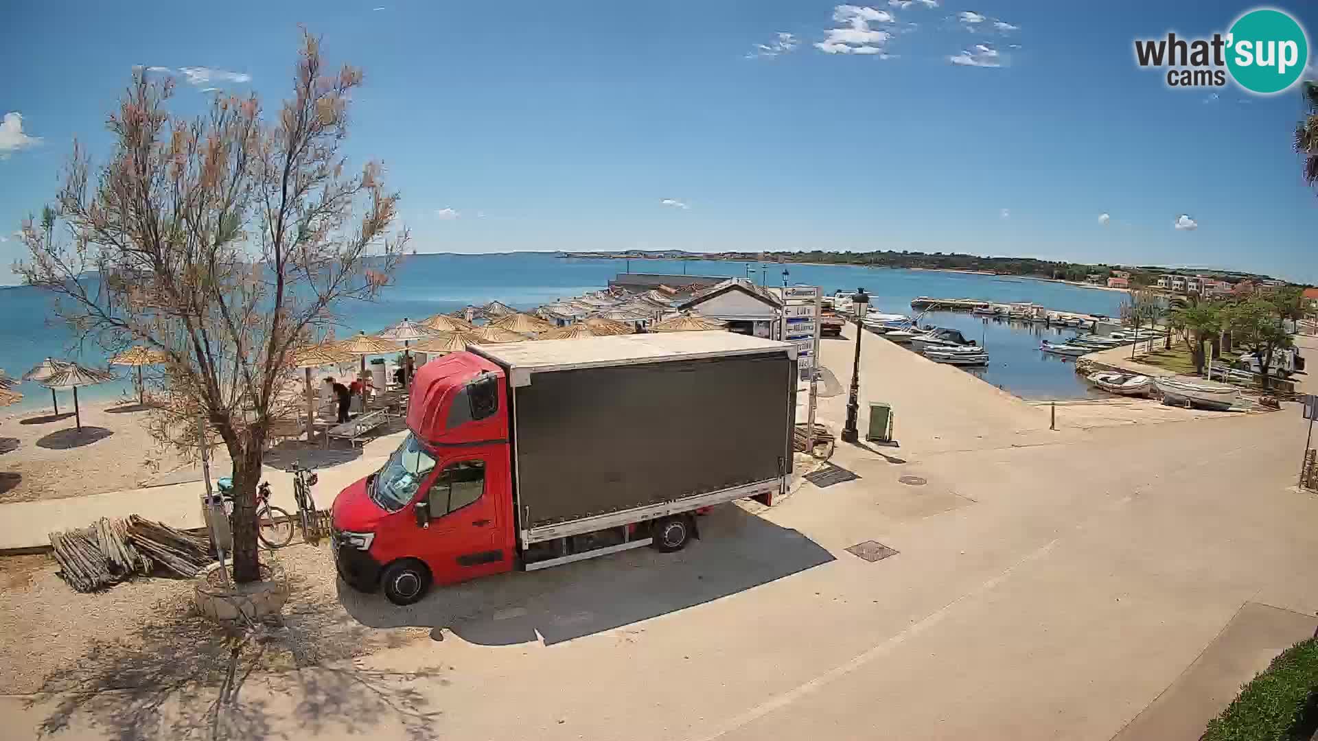 Vir LIVE webcam – Beach – Dalmatia – Croatia
