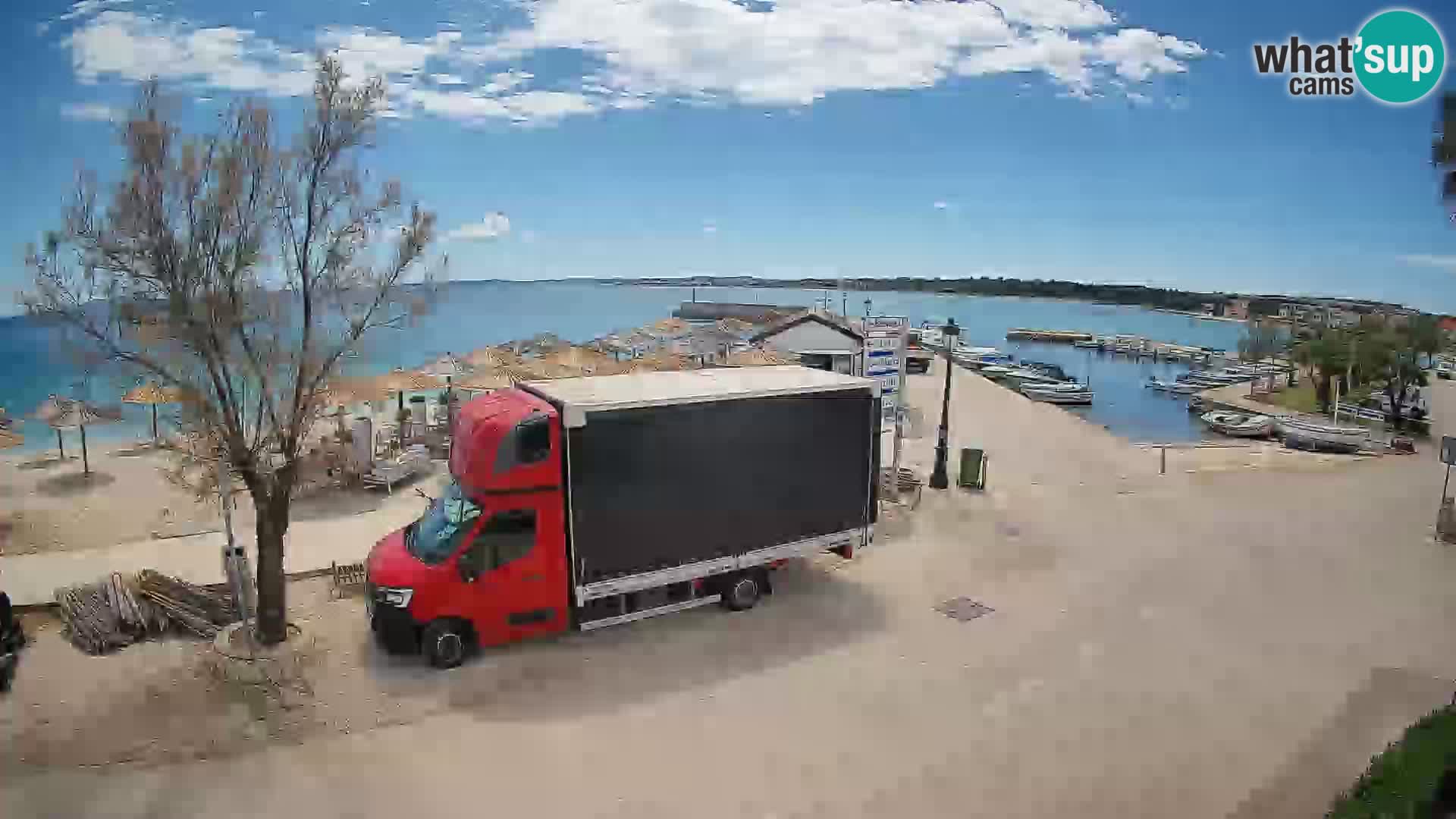 Vir LIVE webcam – Beach – Dalmatia – Croatia