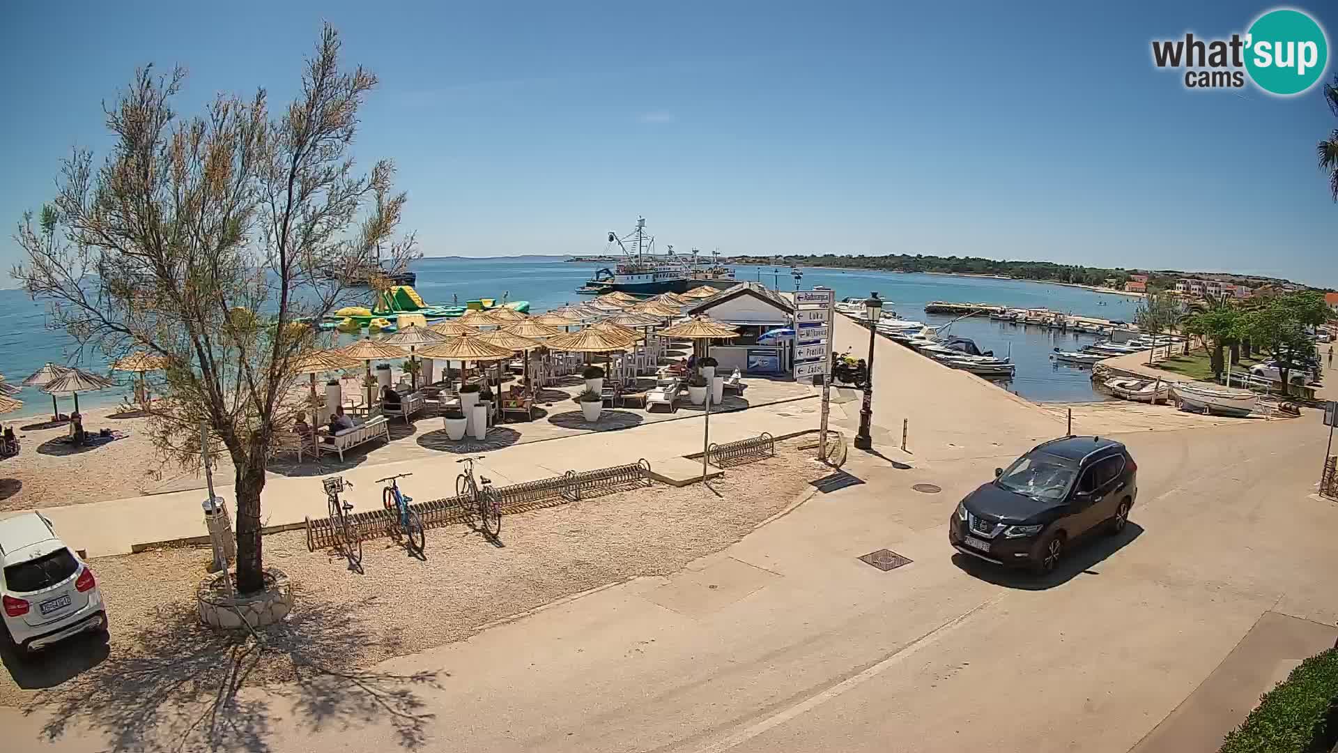 Vir LIVE webcam – Beach – Dalmatia – Croatia
