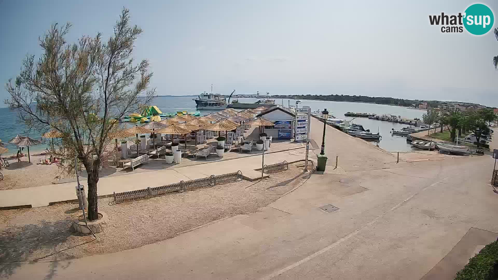 Vir LIVE webcam – Beach – Dalmatia – Croatia