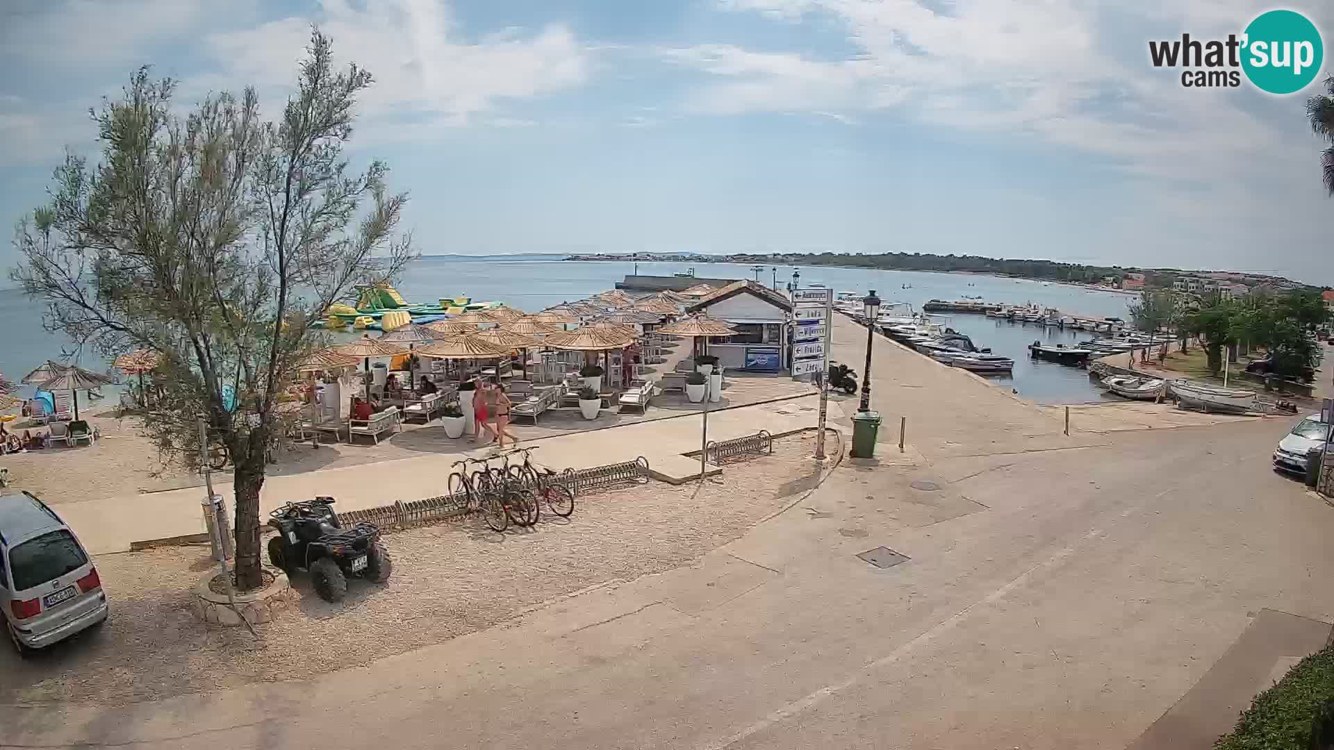 Vir LIVE webcam – Beach – Dalmatia – Croatia