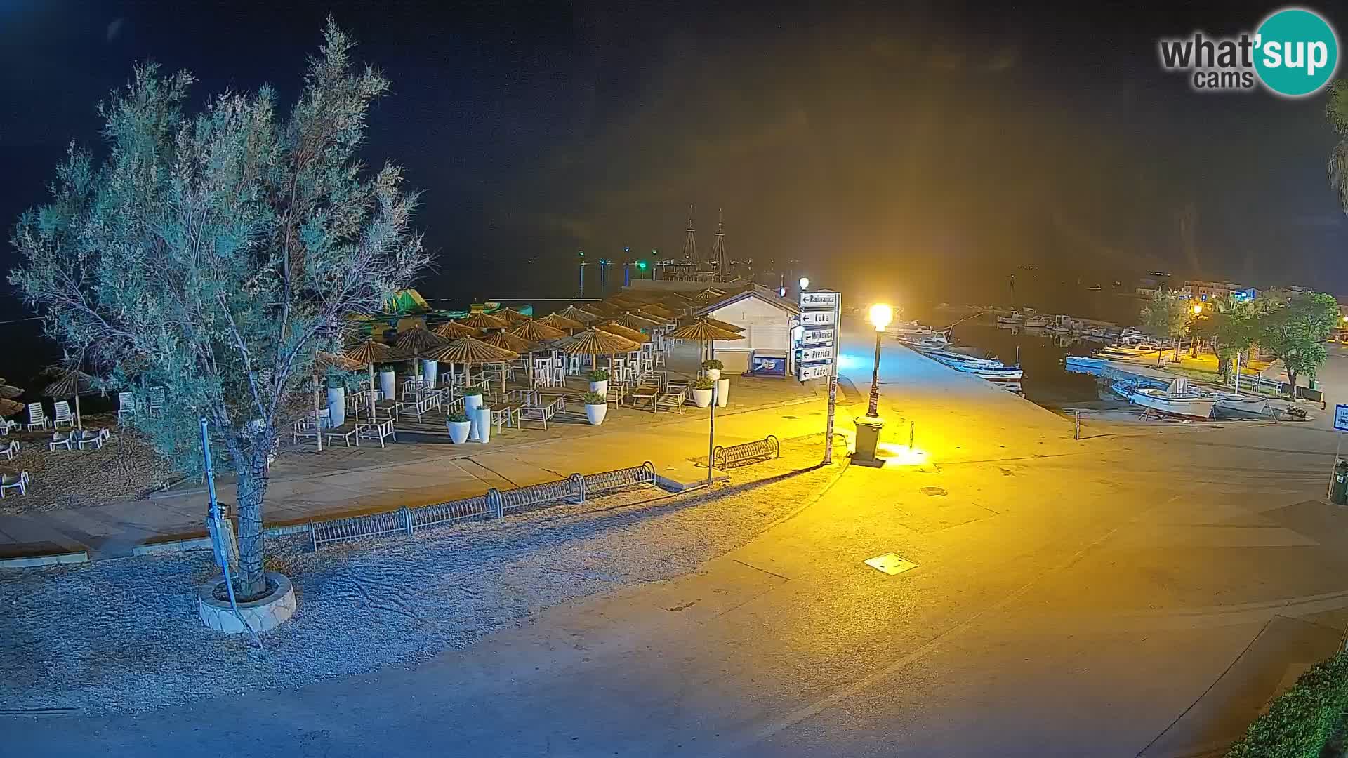 Vir LIVE webcam – Beach – Dalmatia – Croatia