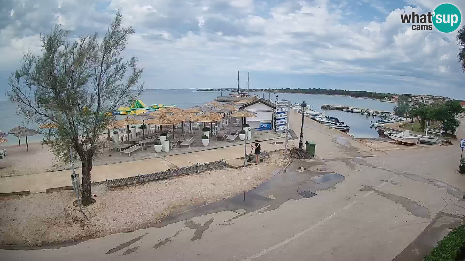 Vir LIVE webcam – Beach – Dalmatia – Croatia