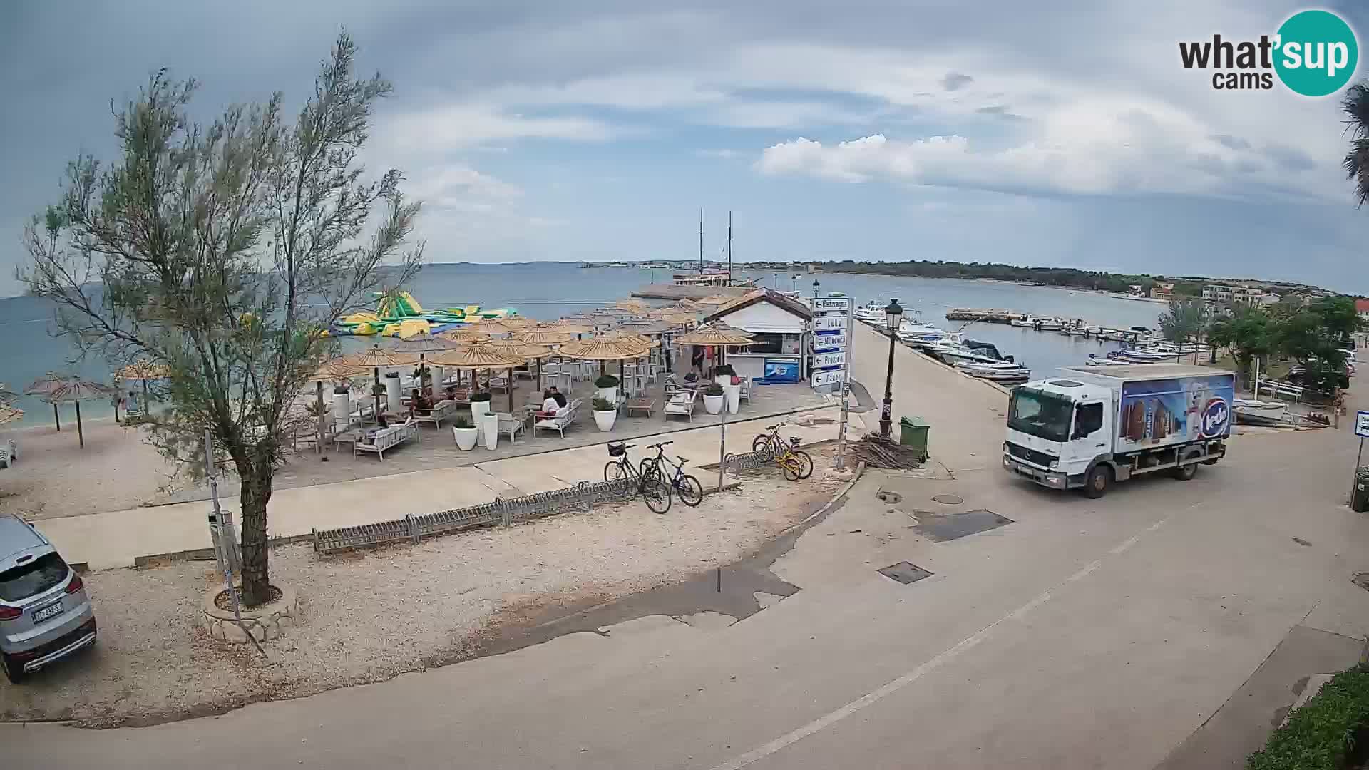 Vir LIVE webcam – Beach – Dalmatia – Croatia