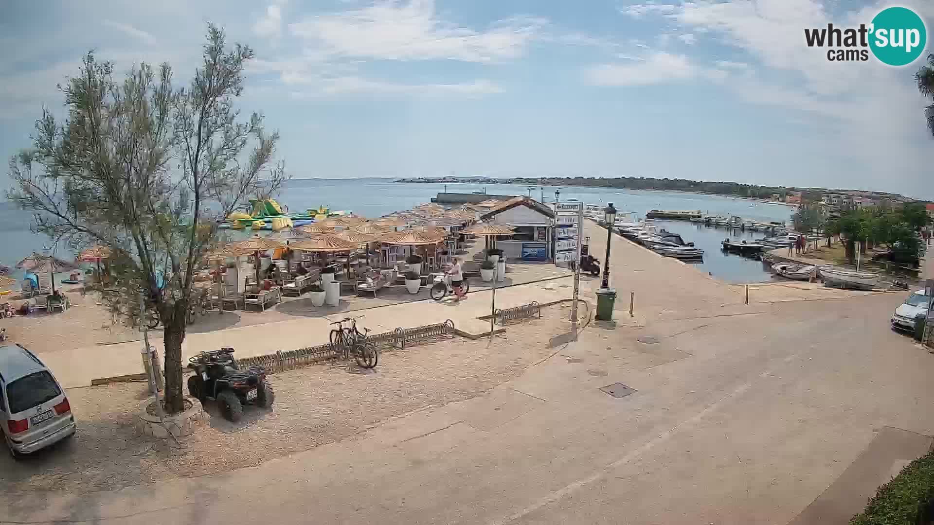 Vir LIVE webcam – Beach – Dalmatia – Croatia