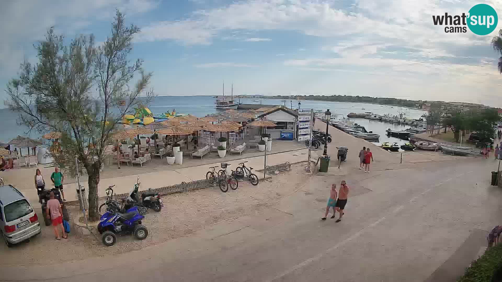 Vir LIVE webcam – Beach – Dalmatia – Croatia