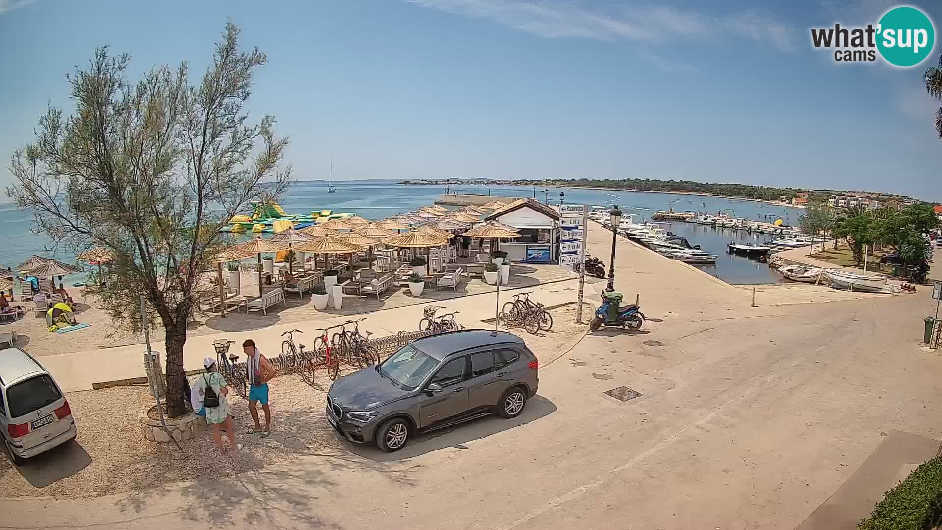 Vir LIVE webcam – Beach – Dalmatia – Croatia