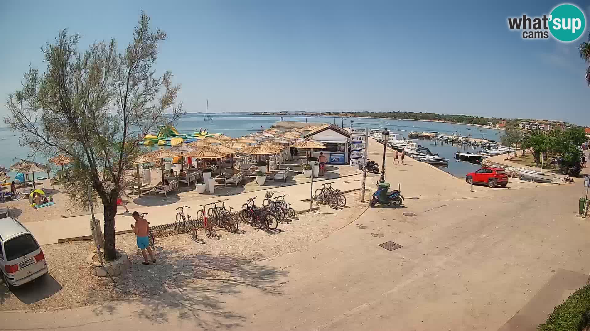 Vir LIVE webcam – Beach – Dalmatia – Croatia