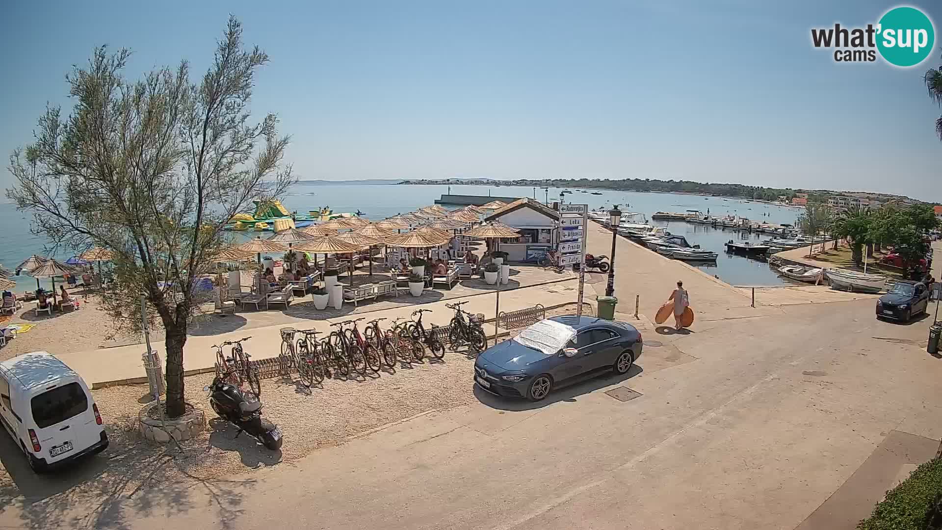 Vir LIVE webcam – Beach – Dalmatia – Croatia