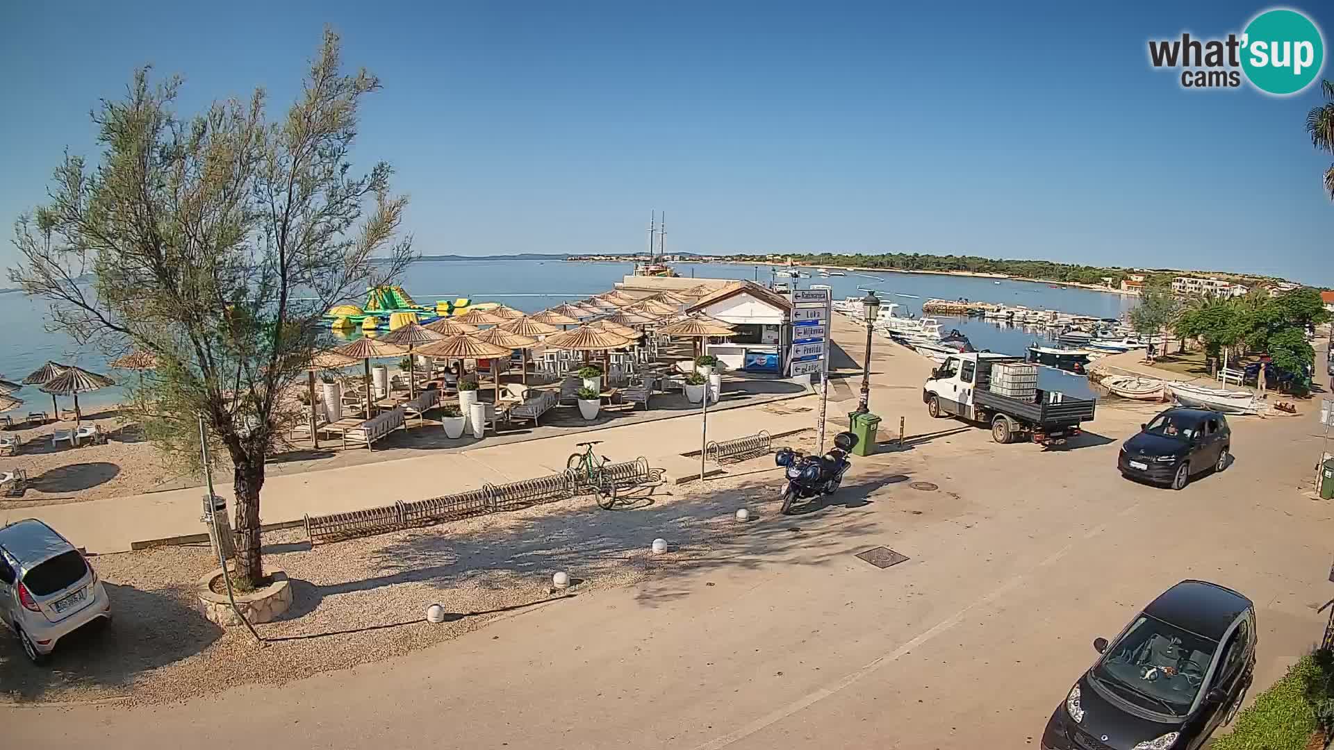 Vir LIVE webcam – Beach – Dalmatia – Croatia