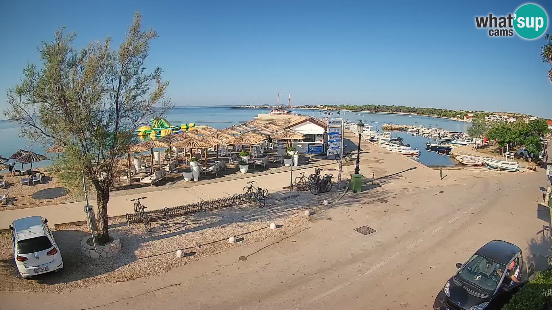 Vir LIVE webcam – Beach – Dalmatia – Croatia
