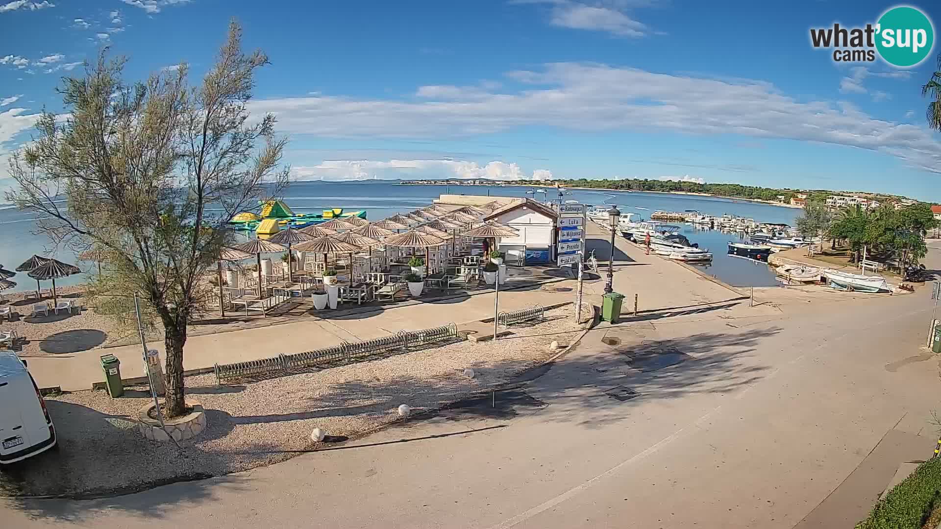 Vir LIVE webcam – Beach – Dalmatia – Croatia
