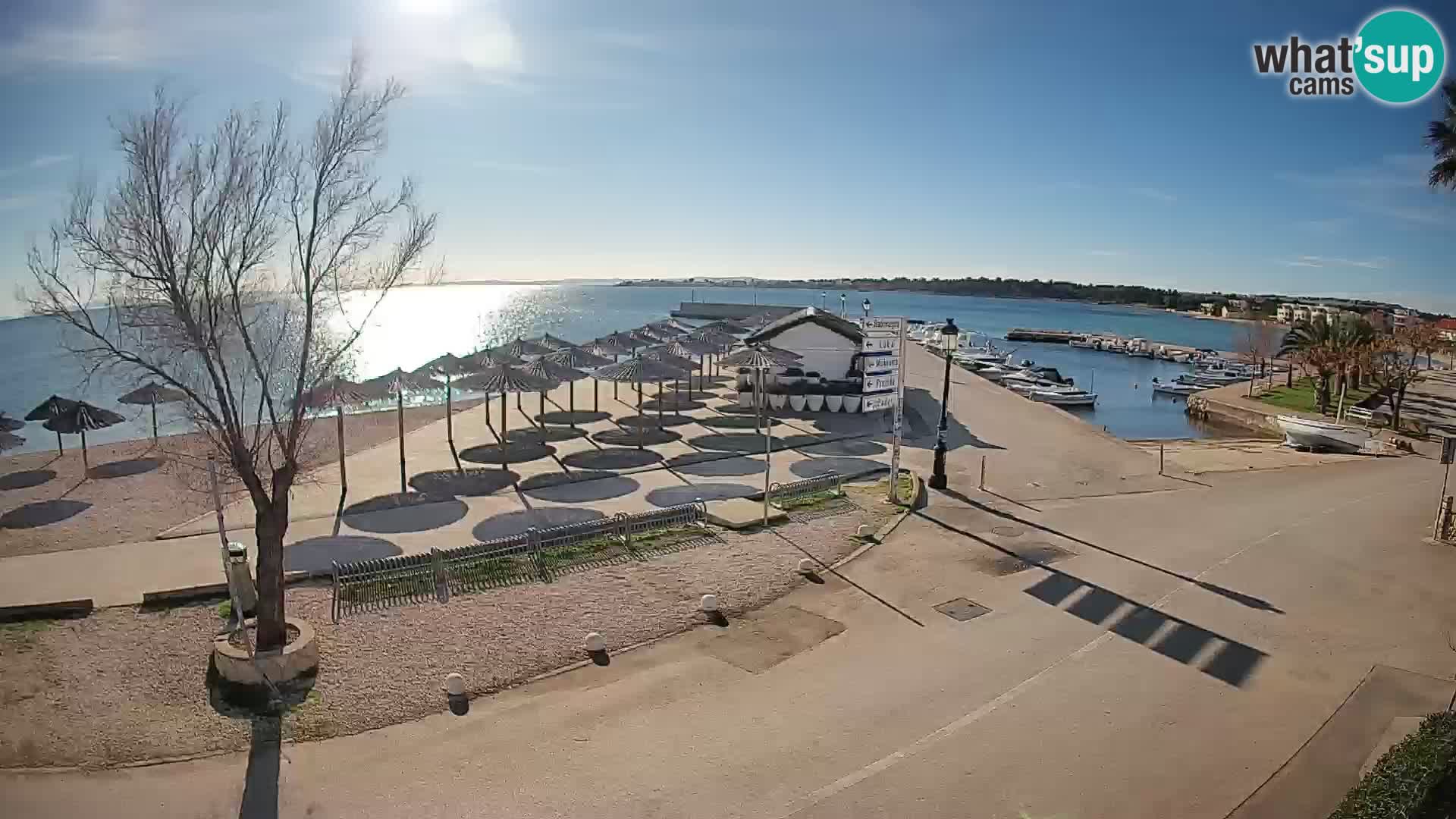 Vir LIVE webcam – Beach – Dalmatia – Croatia