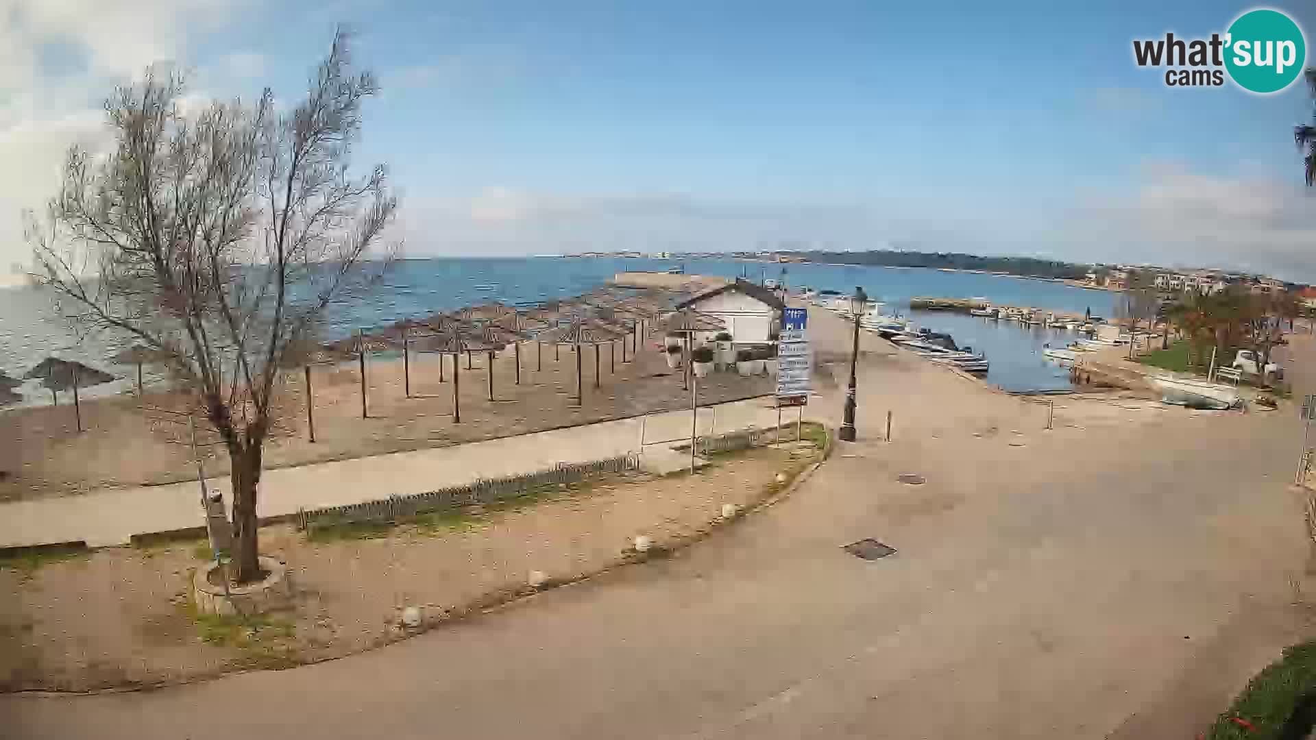 Vir LIVE webcam – Beach – Dalmatia – Croatia