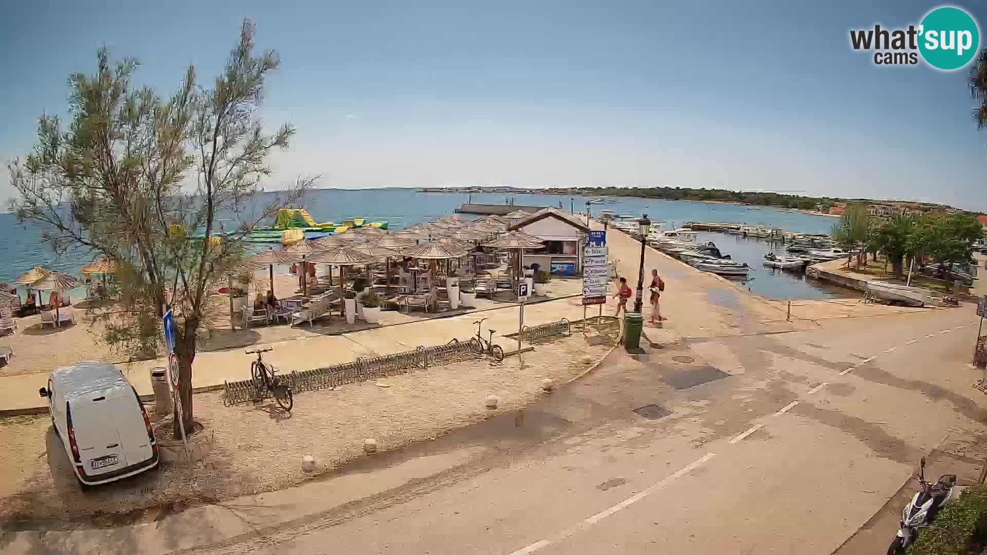 Vir LIVE webcam – Beach – Dalmatia – Croatia