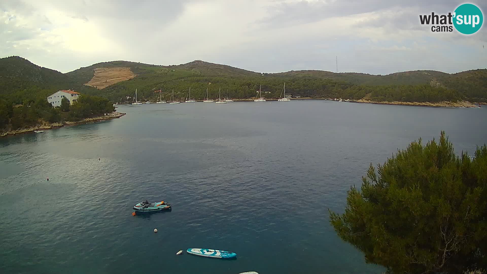 Live cam Hvar Vira plage | Île de Hvar | Dalmatie