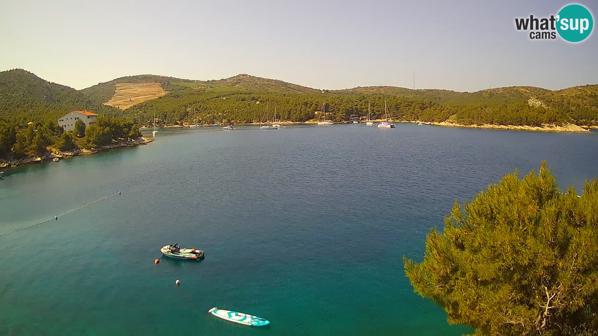 Live cam Hvar Vira plage | Île de Hvar | Dalmatie