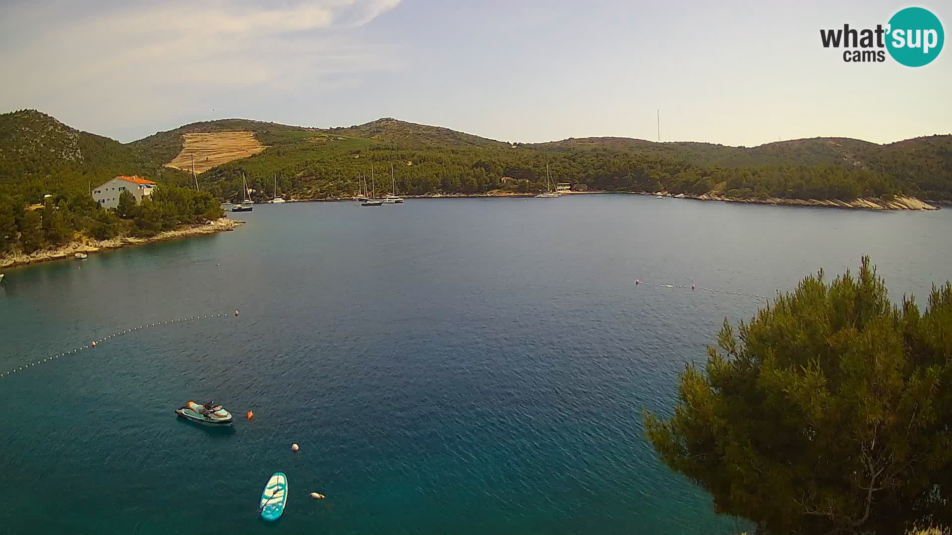 Live cam Hvar Vira plage | Île de Hvar | Dalmatie