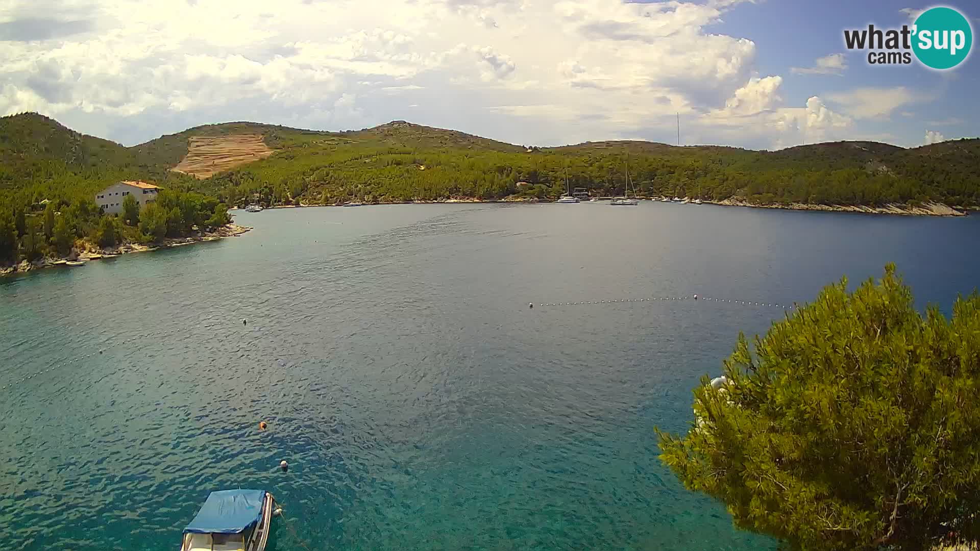 Live cam Hvar Vira plage | Île de Hvar | Dalmatie