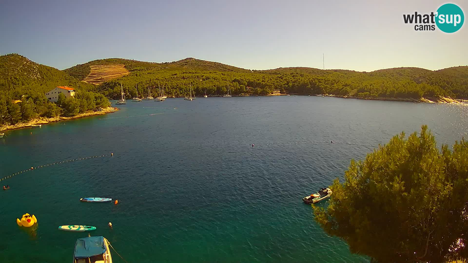 Live cam Hvar Vira plage | Île de Hvar | Dalmatie