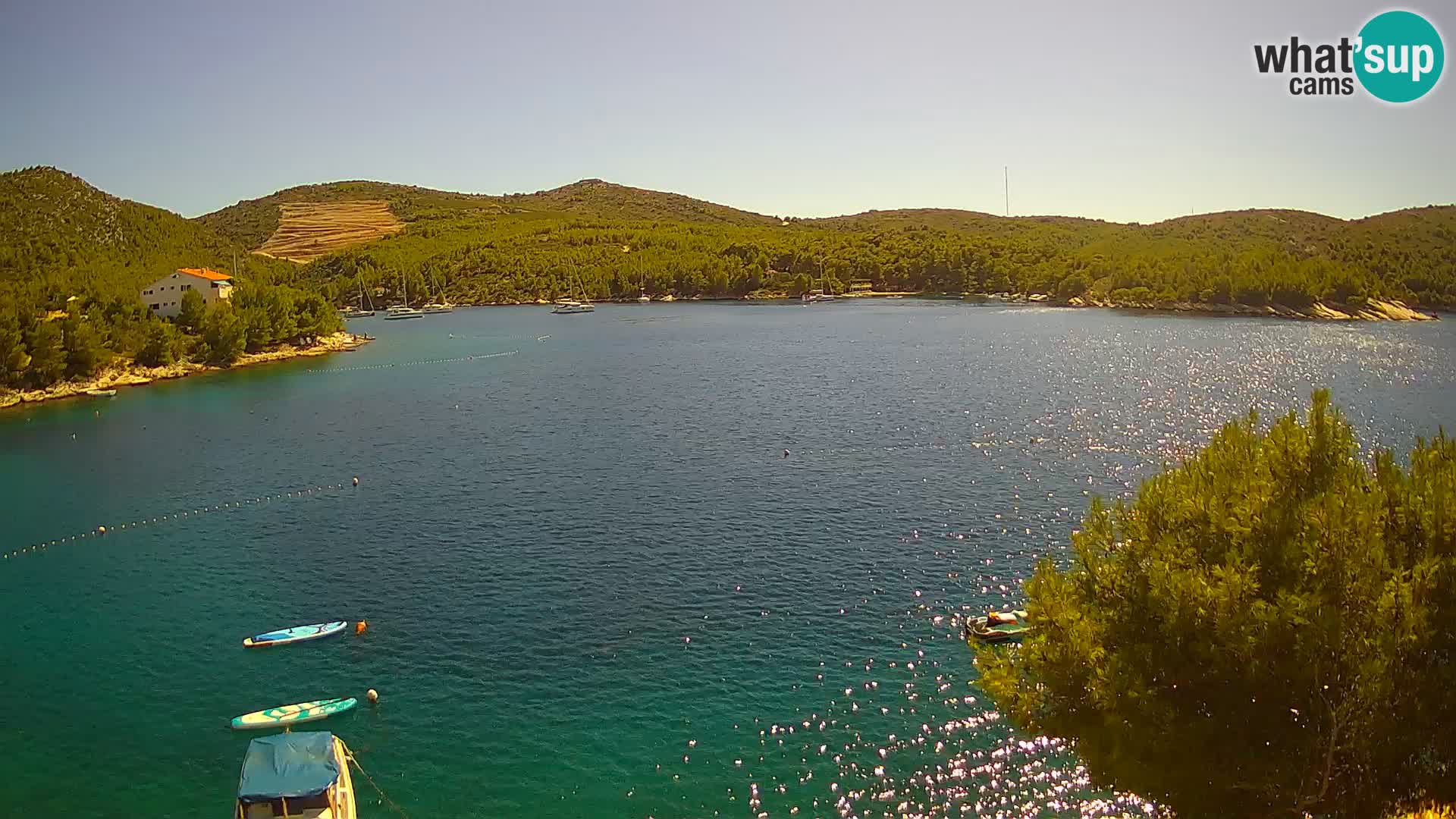 Live cam Hvar Vira plage | Île de Hvar | Dalmatie
