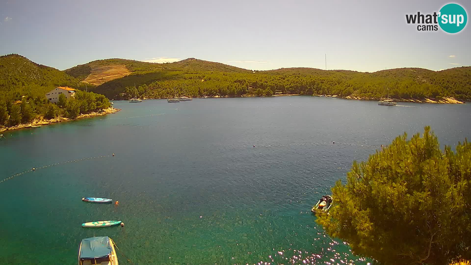 Live cam Hvar Vira plage | Île de Hvar | Dalmatie
