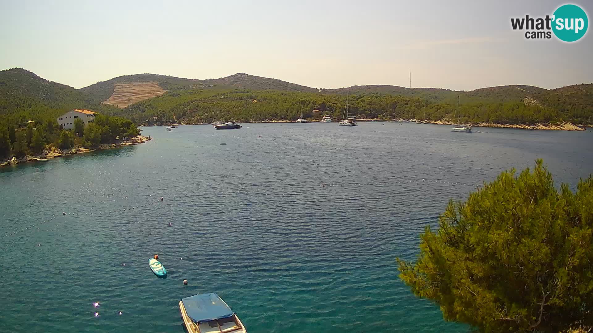 Live cam Hvar Vira plage | Île de Hvar | Dalmatie