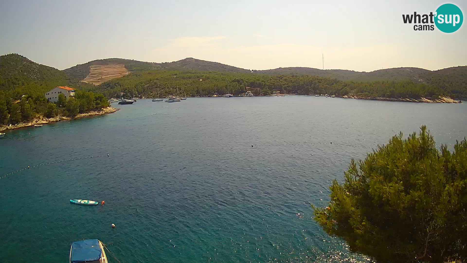 Live cam Hvar Vira plage | Île de Hvar | Dalmatie