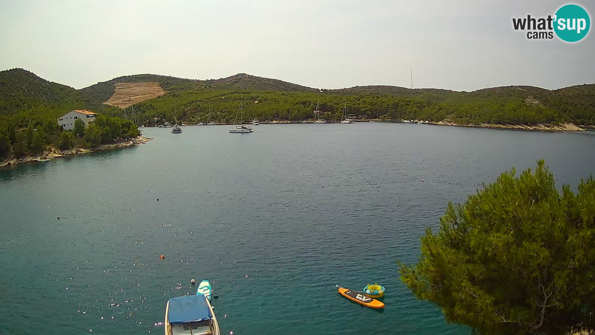 Live cam Hvar Vira plage | Île de Hvar | Dalmatie