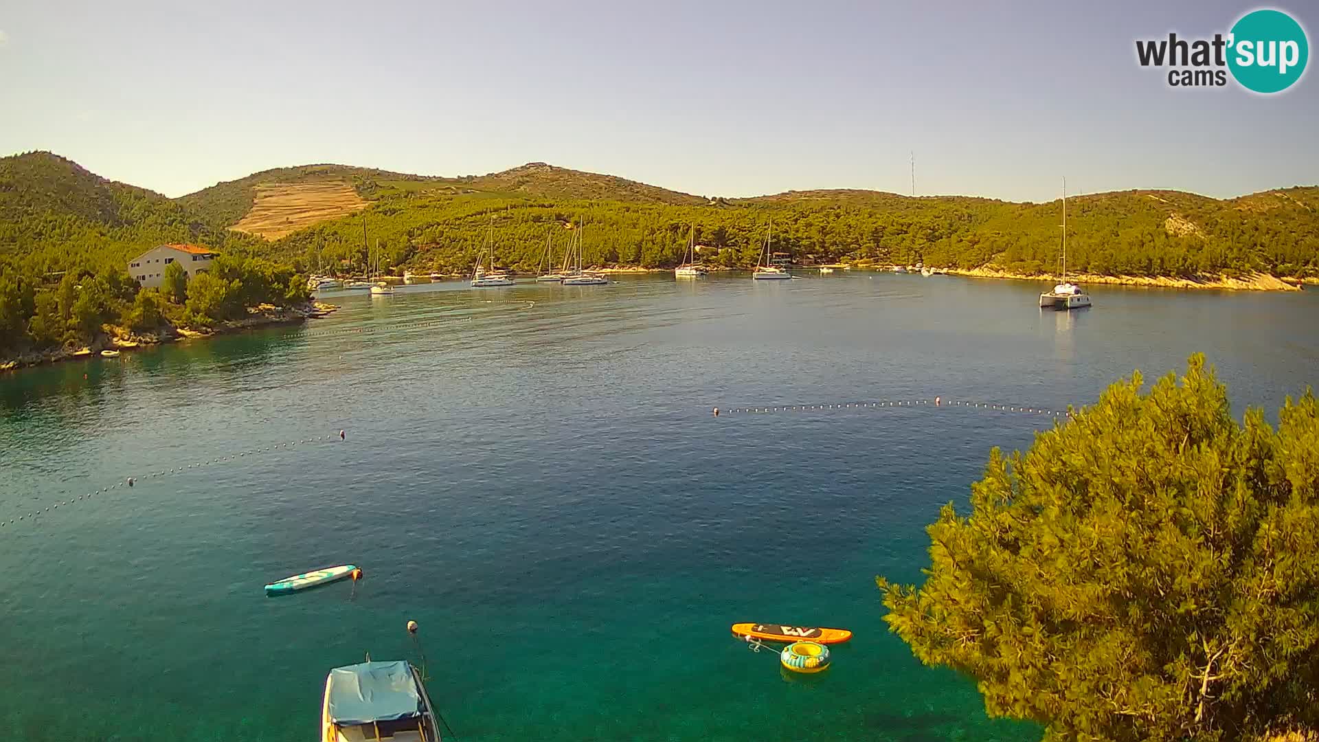 Live cam Hvar Vira plage | Île de Hvar | Dalmatie