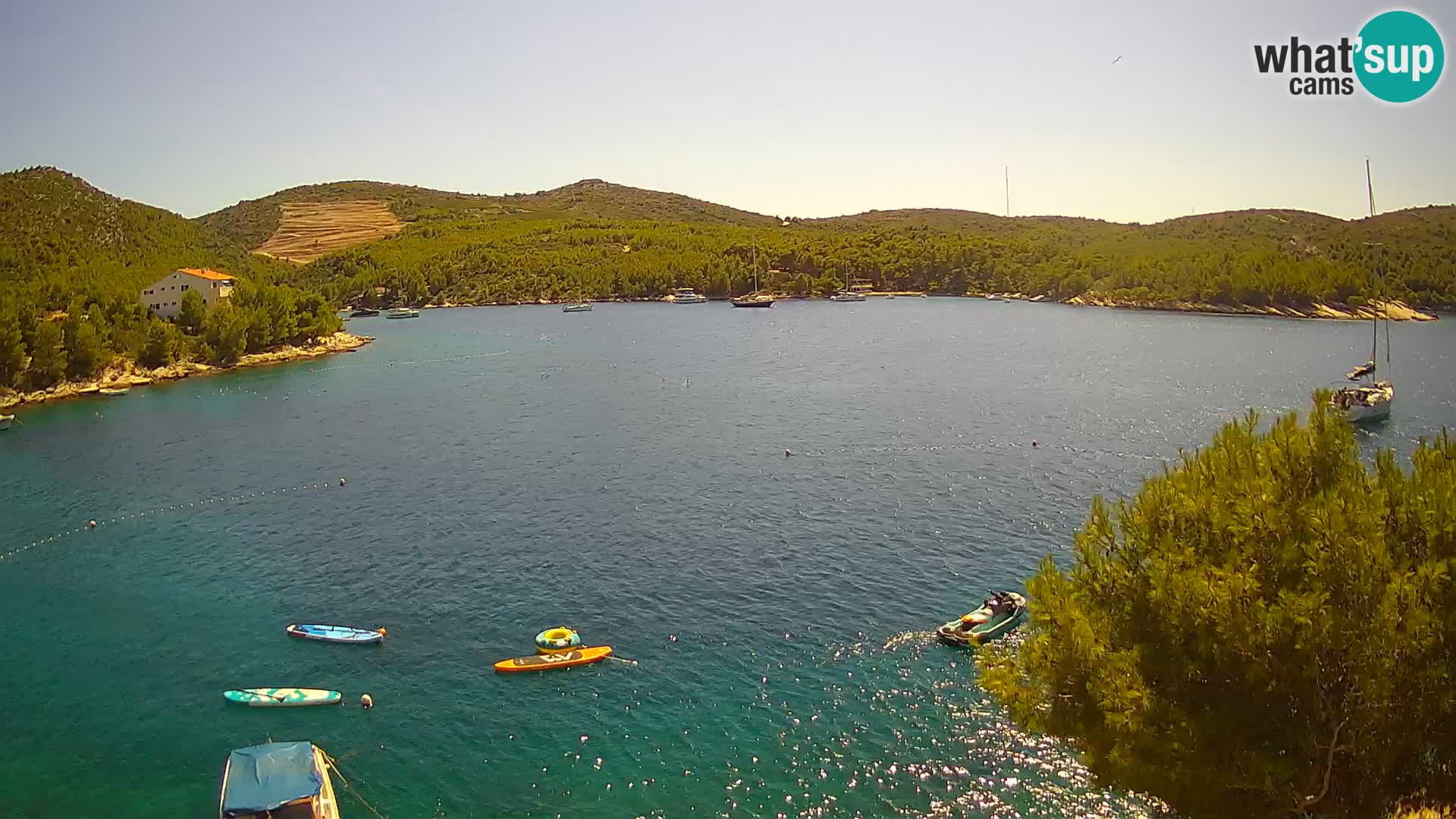 Live cam Hvar Vira plage | Île de Hvar | Dalmatie