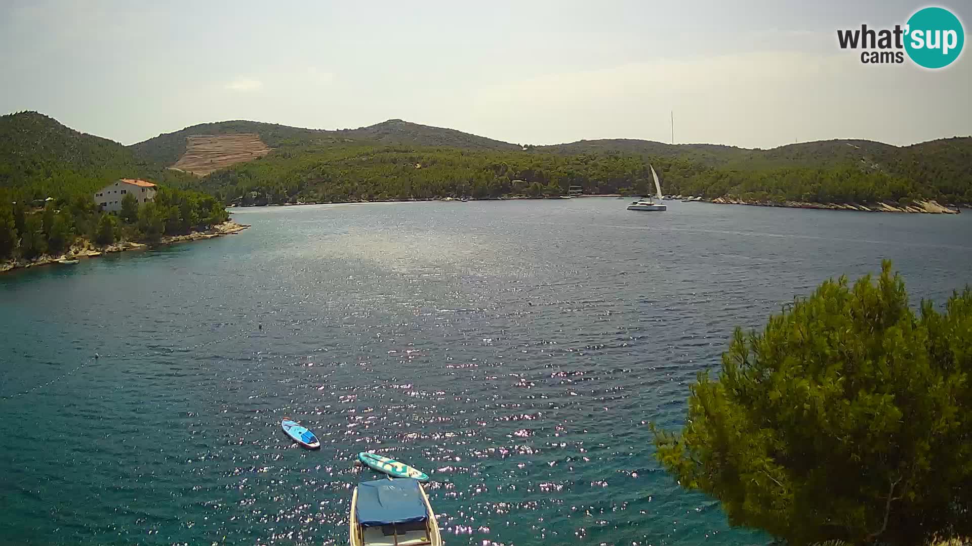 Live cam Hvar Vira plage | Île de Hvar | Dalmatie