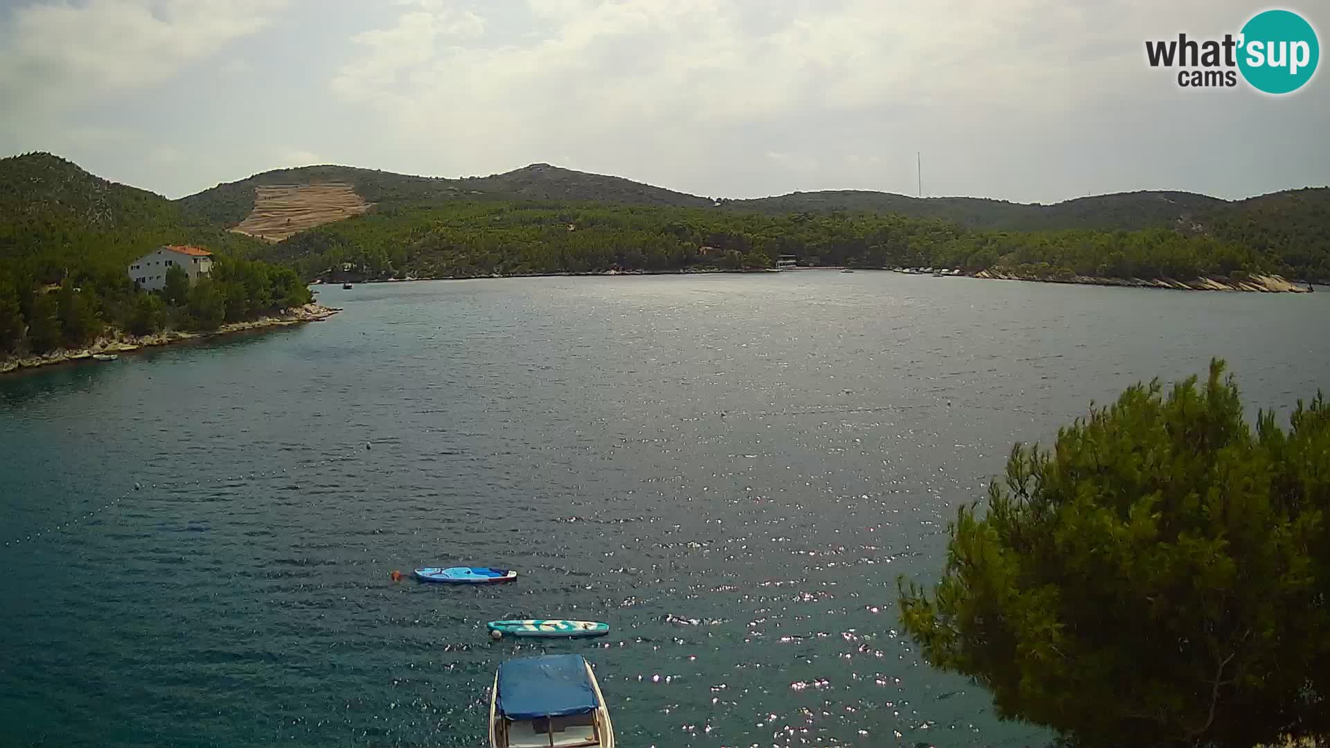 Live cam Hvar Vira plage | Île de Hvar | Dalmatie