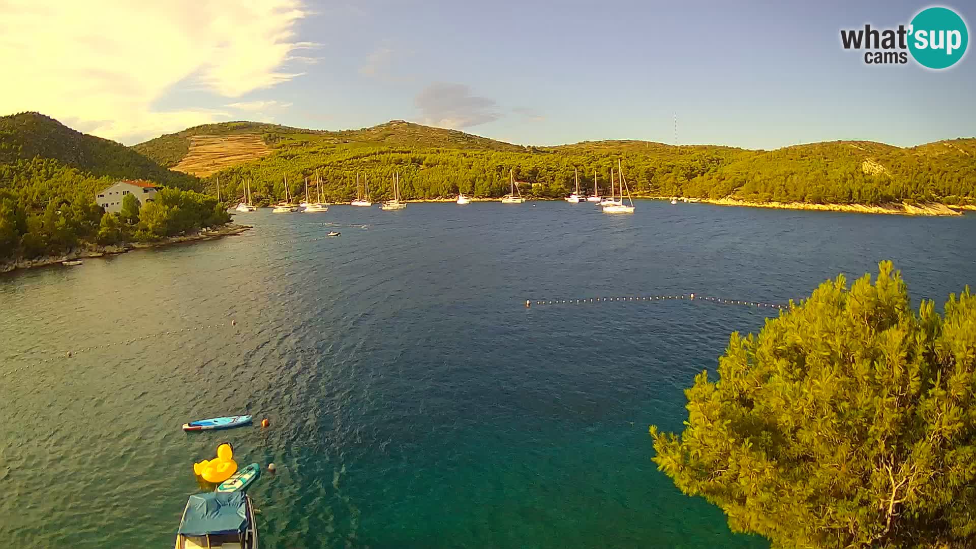 Live cam Hvar Vira plage | Île de Hvar | Dalmatie