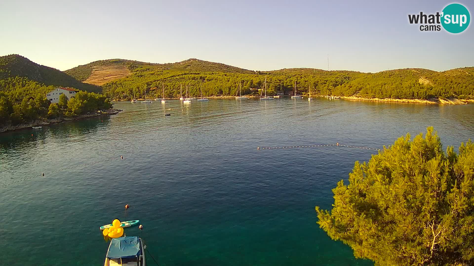 Live cam Hvar Vira plage | Île de Hvar | Dalmatie