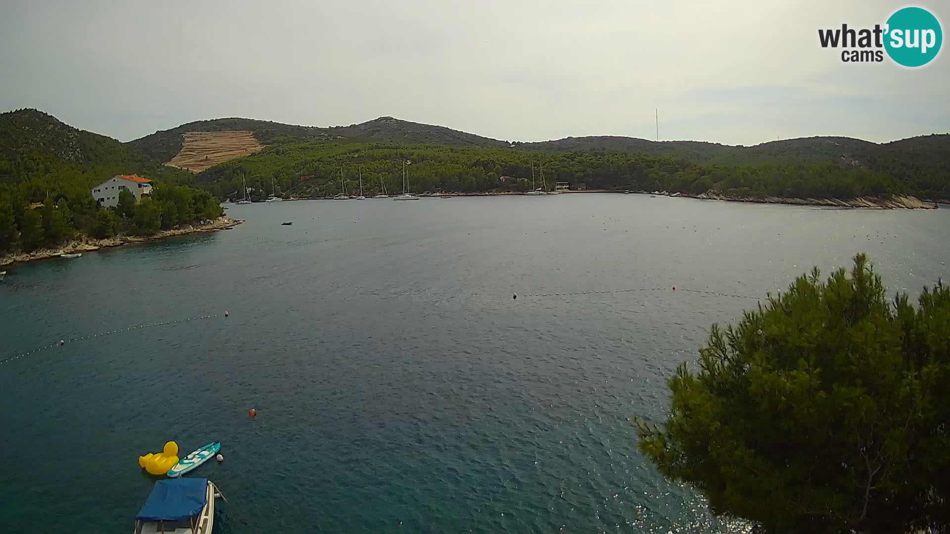 Live cam Hvar Vira plage | Île de Hvar | Dalmatie