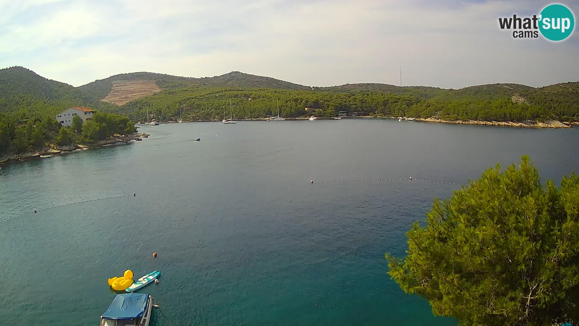 Live cam Hvar Vira plage | Île de Hvar | Dalmatie