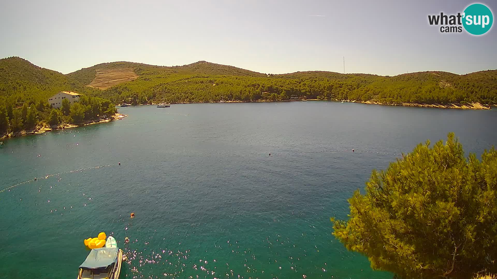 Live cam Hvar Vira plage | Île de Hvar | Dalmatie