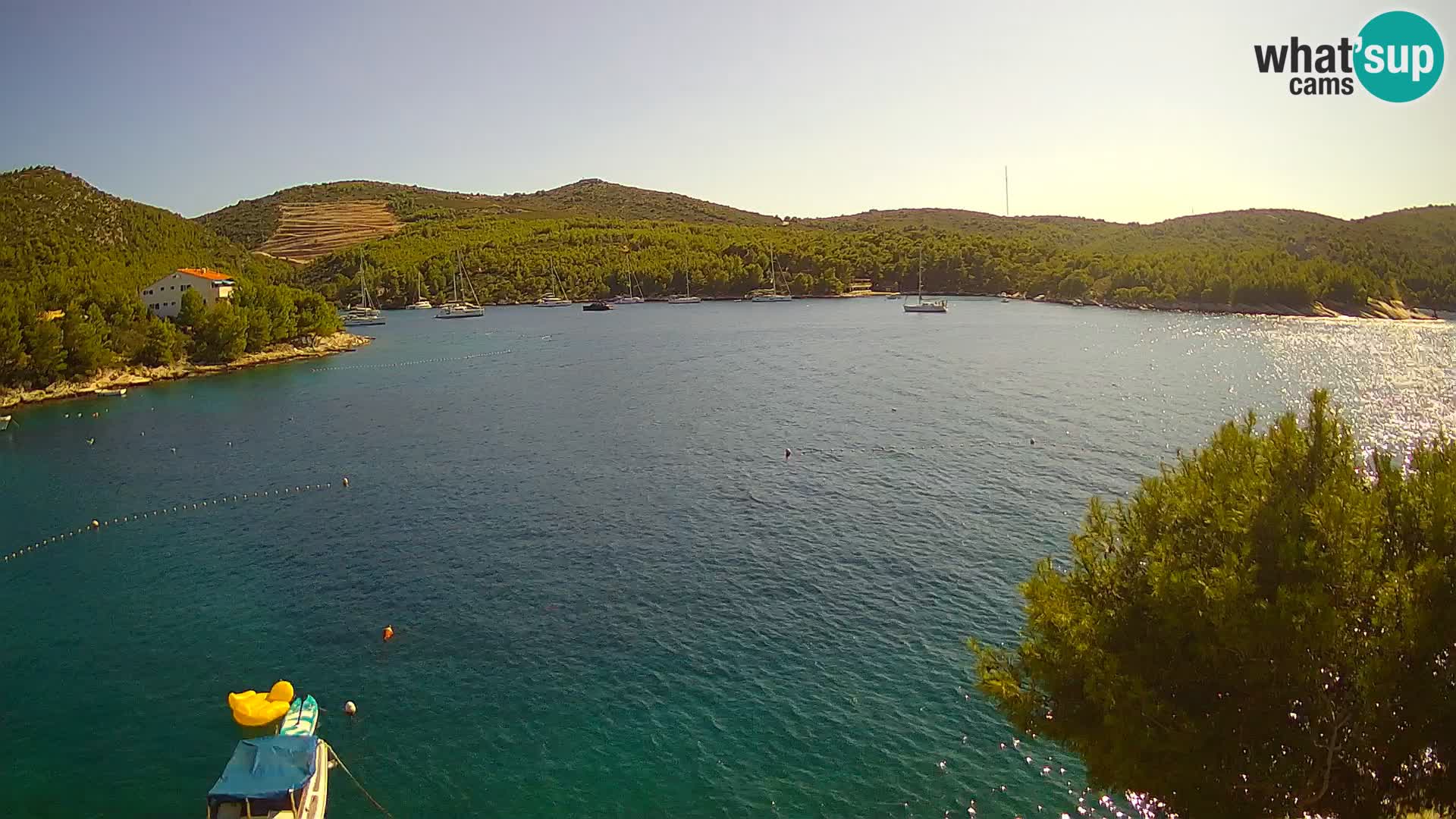 Live cam Hvar Vira plage | Île de Hvar | Dalmatie