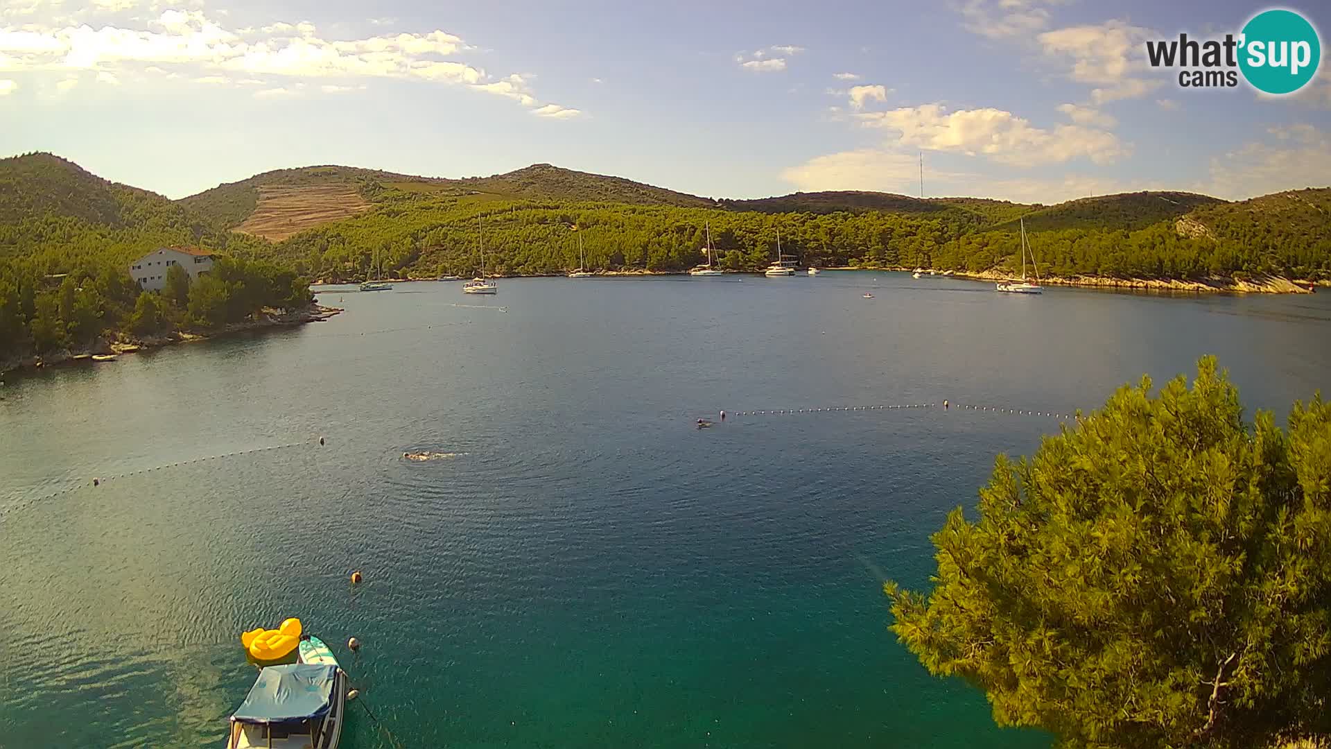 Live cam Hvar Vira plage | Île de Hvar | Dalmatie