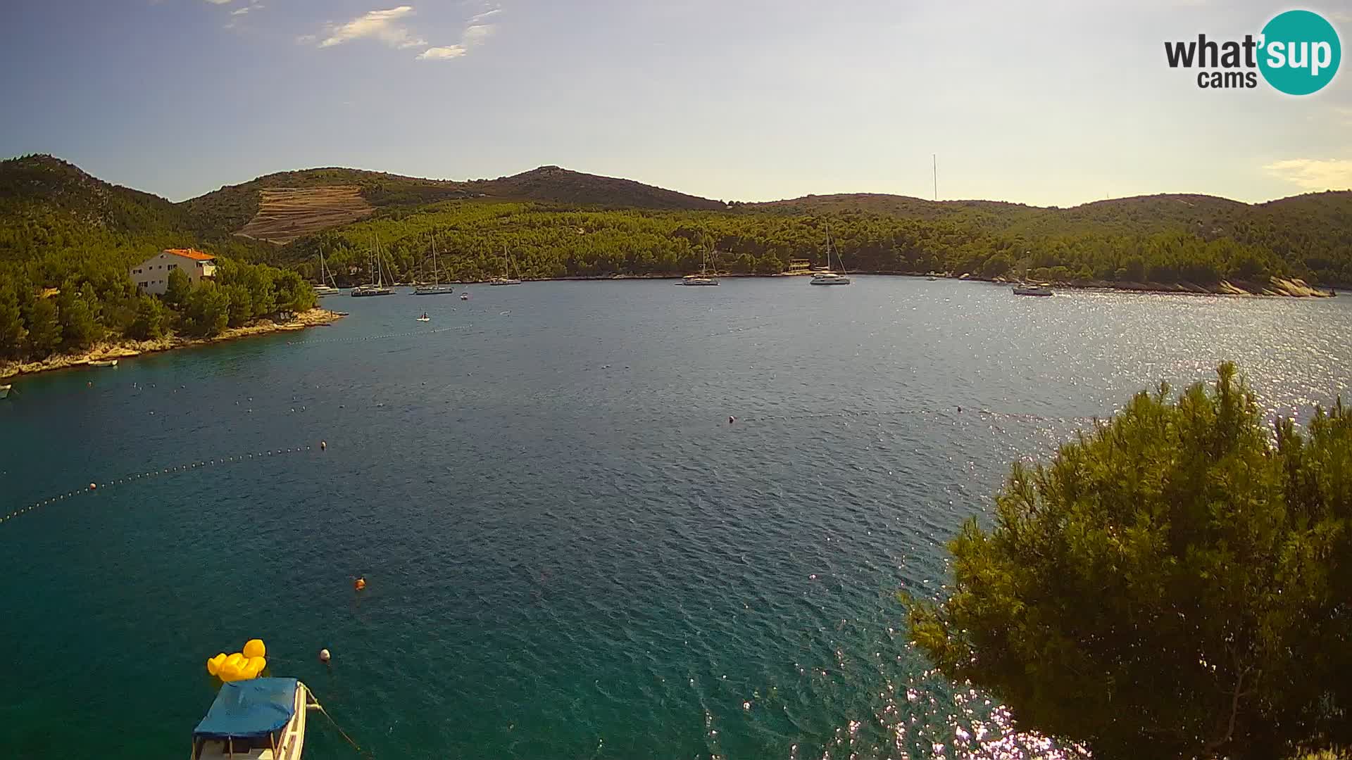 Live cam Hvar Vira plage | Île de Hvar | Dalmatie