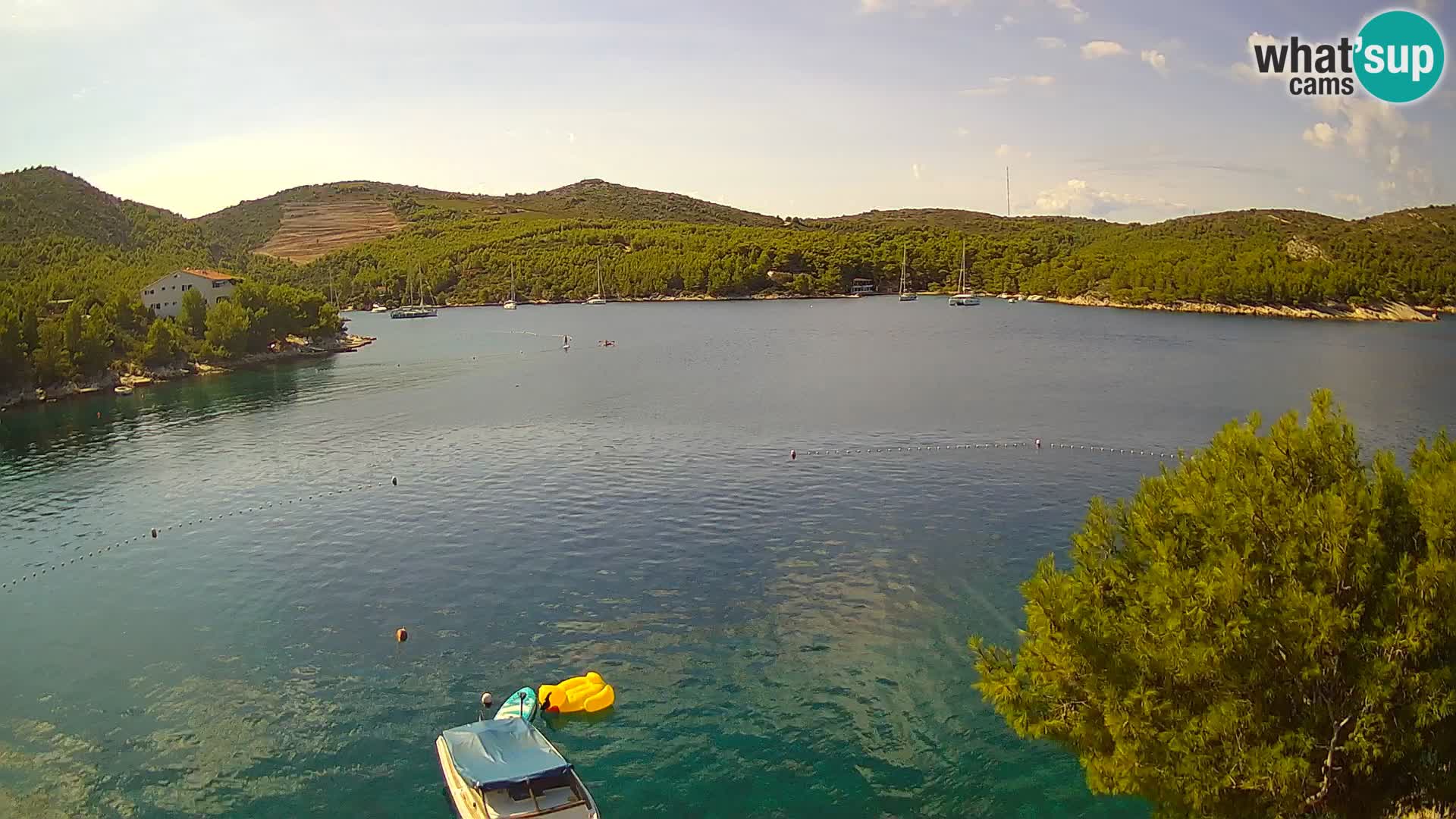Live cam Hvar Vira plage | Île de Hvar | Dalmatie